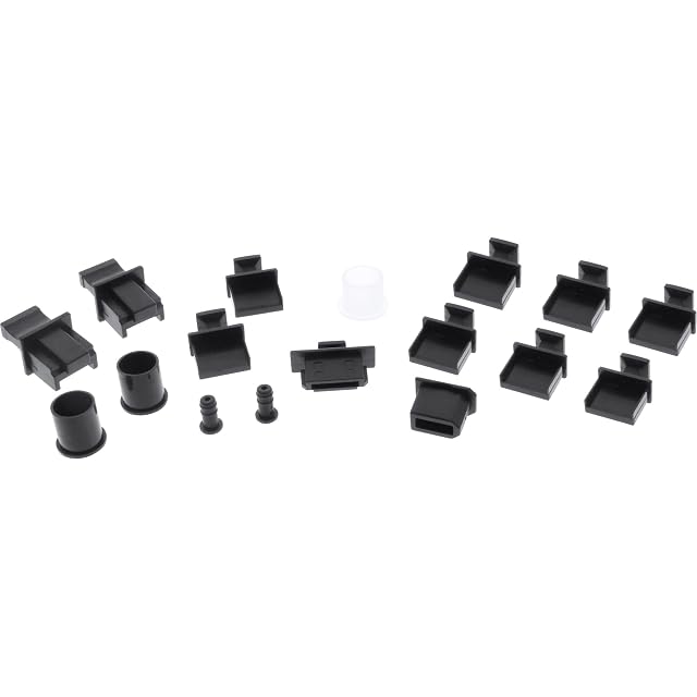 Juego de 17 tapones antipolvo para puertos de PC InLine